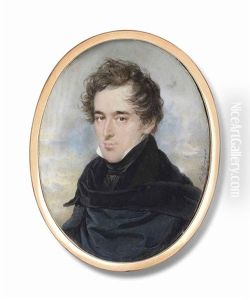 Prince Edward Maria Lichnowsky (1789-1845), Wearing A Black Cloak