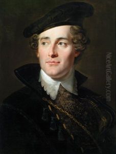 Der Schauspieler Joseph Koberwein Als Herzog Alfons In Goethes Torquato Tasso