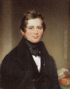 Junger Mann Mit Einem Weisem Hemd, Schwarzer Weste Und Jacke