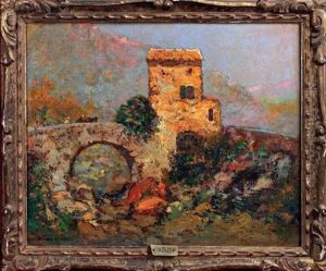 Defile Du Lancone by Charles Henri Gaston Dagnac-Riviere