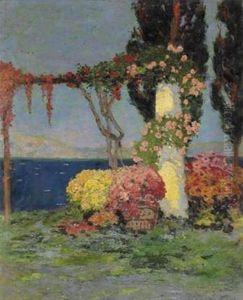 Pergola A Amalfi by Charles Henri Gaston Dagnac-Riviere