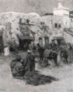 Marche Arabe by Charles Henri Gaston Dagnac-Riviere