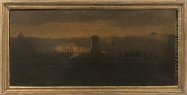 Vue De La Seine Depuis Le Pont Neuf - view 1