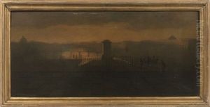 Vue De La Seine Depuis Le Pont Neuf by Isidore Dagnan