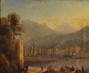 L'ancien Port De Nice (study) by Isidore Dagnan