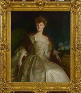 Portrait De Lise De La Rochefoucauld, 5eme Duchesse De Doudeauville, Nee Princesse Radziwill