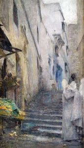 Gasse In Einer Orientalischen Altstadt
