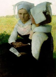 Les Bretonnes by Pascal Adolphe Jean Dagnan-Bouveret