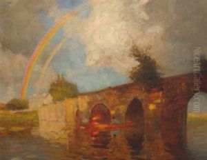 Le Vieux Pont A Mantes A L'arc En Ciel