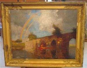 Le Vieux Pont A Mantes A L'arc En Ciel