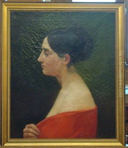 Portrait De Philomene, Tante De L'artiste by Albert Marie Adolphe Dagnaux