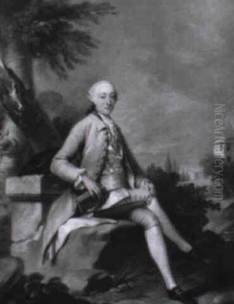 Portrait D'un Gentilhomme Assis - view 1