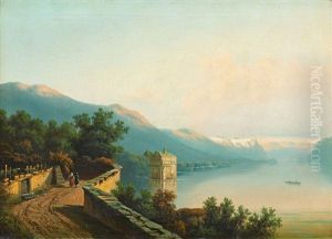 On Lake Geneva by Carl Dahl