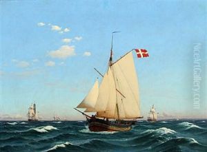 The Danish Yacht Sylphiden by Carl Dahl
