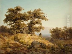 Blick Ins Rheintal by Carl Dahl
