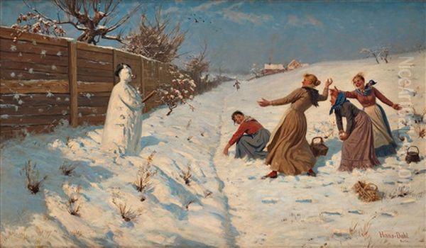 Throwing Snowballs - view 1