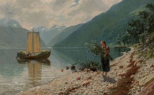 En Solskinnsdag I Norge Ved Balestrand I Sogn En Solskinnsdag I Norge Ved Balestrand I Sogn