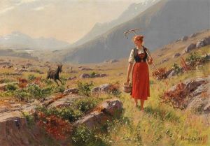 Herdswoman Returning Home Herdswoman Returning Home