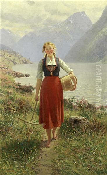 Portrait Of A Young Norwegian Girl - view 1
