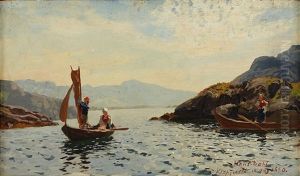 View From Kleppesto, Norway by Hans Dahl