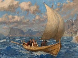 Crossing The Fjord In A Breeze