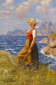 Maid With Scythe