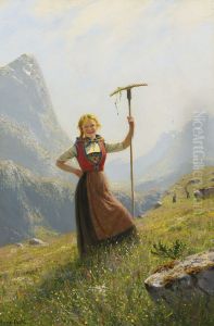 Peasant Girl With A Rake