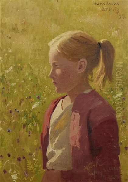 Portrait Of Marie Lyngstad Aged 8 - view 1