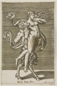 Faun, Eine Nymphe Tragend