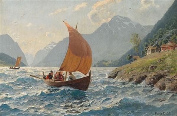Mit Gutem Winde. Fjord An Der Westkuste Norwegens - view 1