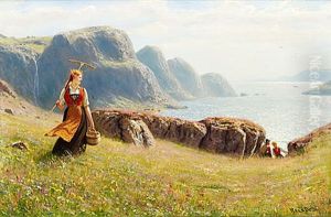 Sommardag I Norska Hogfjallen by Hans Dahl
