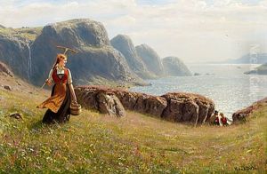 Sommardag I Norska Hogfjallet by Hans Dahl