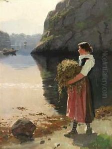 En Varm Sommermorgen by Hans Dahl