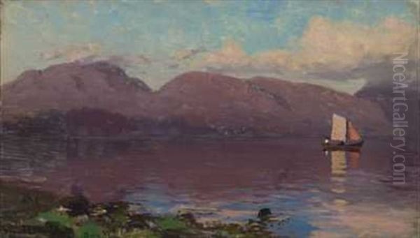 Solnedgang, Sognefjord - view 1