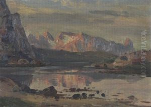 Fjordlandschaft by Hans Dahl