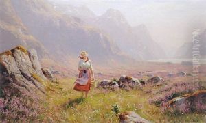 Uber Die Bluhende Haide, Westnorwegen by Hans Dahl