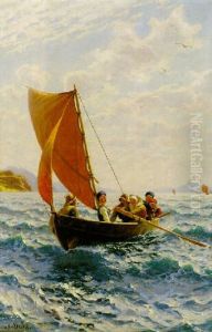 Hjemover Fra Kirken by Hans Dahl