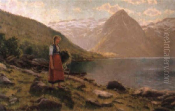 Harvesting Along The Fjord - view 1