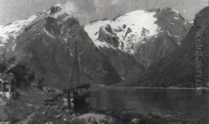 A Norwegian Fjord by Hans Dahl