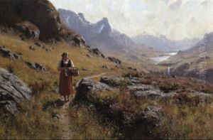 Knitting In A Norwegian Landscape