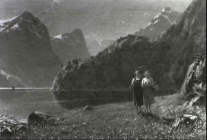 Fruhlingstag An Einem Norwegischen Fjord Fruhlingstag An Einem Norwegischen Fjord