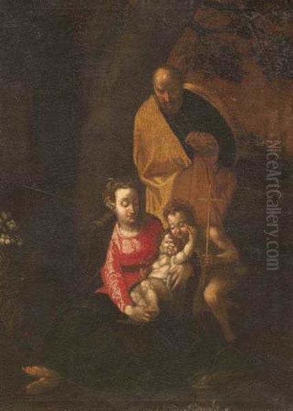 Sacra Famiglia Con San Giovannino - view 1