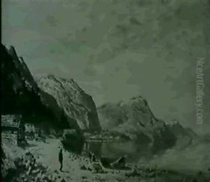 Sonniger Vorfruhlingstag An Einem Norwegischen Fjord Sonniger Vorfruhlingstag An Einem Norwegischen Fjord