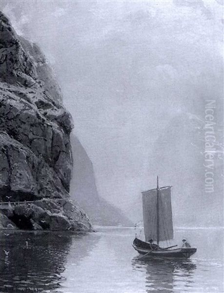 A Fishing Boat Setting Out - view 1