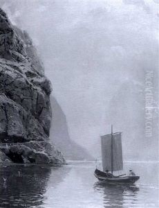 A Fishing Boat Setting Out by Hans Dahl