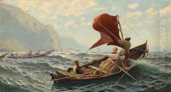 A Family Of Fishers On The High Sea - view 1