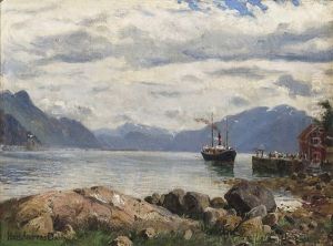 Fjordabaten Kommer by Hans Andreas Dahl