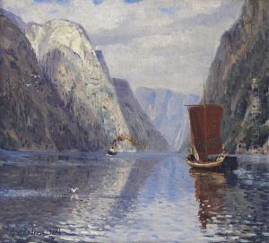 Boats On A Fjord Boats On A Fjord