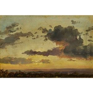 Landschaft Mit Wolkenstudie