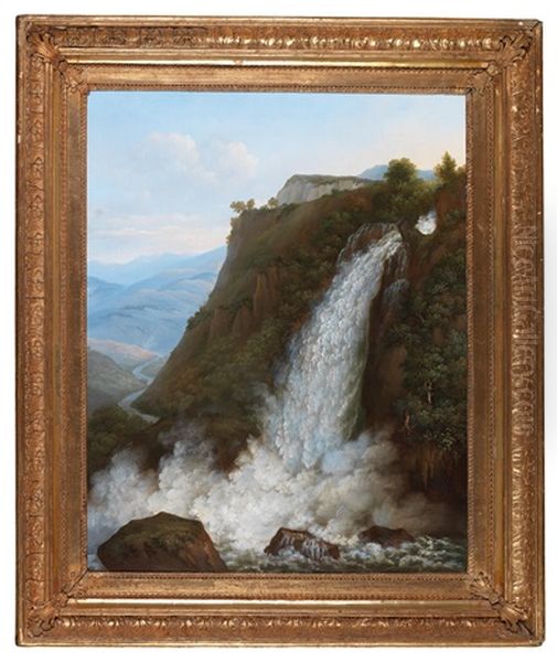 Landscape With The Cascata Delle Marmore Bei Terni, In The Nera Valley - view 1